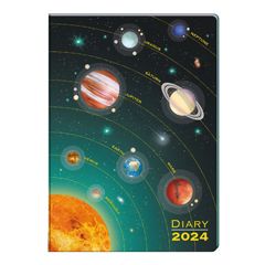 A5 agenda 2024 - zonnestelsel | Santoro London | Muller wenskaarten