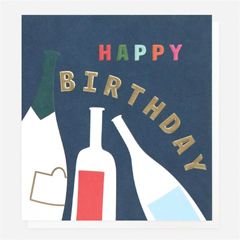 verjaardagskaart caroline gardner -  happy birthday - flessen | muller wenskaarten