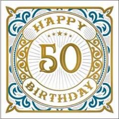Hedendaags 50 jaar | abraham en sarah gezien | verjaardagskaarten | muller IE-91