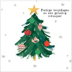 8 kerstkaarten voor amnesty international - prettige kerstdagen en een gelukkig nieuwjaar - kerstboom | muller wenskaarten