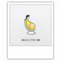 ansichtkaart instagram pickmotion - hello little one - zwangerschap