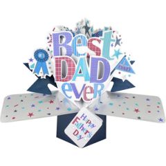 3D vaderdagkaart - pop ups - happy father's day - you're the best | muller wenskaarten