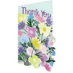 lasergesneden bedankkaart roger la borde -  thank you - vogel en bloemen | mullerwenskaarten