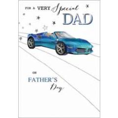 vaderdagkaart - for a very special dad - auto
