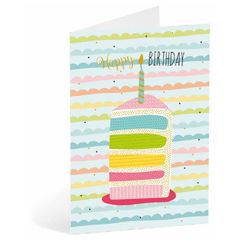 verjaardagskaart busquets - happy birthday - taart