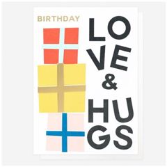 verjaardagskaart caroline gardner - birthday love & hugs