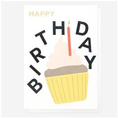 verjaardagskaart caroline gardner - happy birthday - muffin