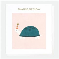 verjaardagskaart caroline gardner - amazing birthday - schildpad