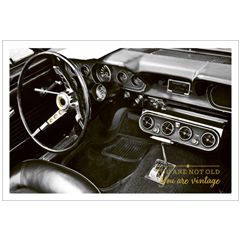 wenskaart allure - you are vintage - auto | mullerwenskaarten 