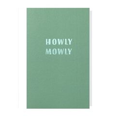 luxe kleine wenskaart - howly mowly | muller wenskaarten