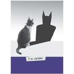 wenskaart second nature - I'm Catman