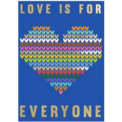 wenskaart say it with pride - love is for everyone