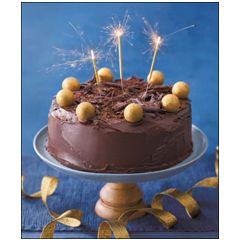 grote wenskaart woodmansterne fiona's kitchen - chocolate fudge cake| muller wenskaarten | online kaarten bestellen