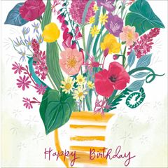 verjaardagskaart woodmansterne - bos bloemen | muller wenskaarten