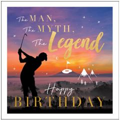 verjaardagskaart woodmansterne - the man myth legend - happy birthday| muller wenskaarten | online kaarten bestellen