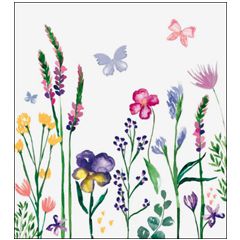 wenskaart woodmansterne - wilde bloemen | muller wenskaarten | online kaarten bestellen