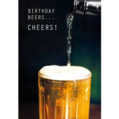 verjaardagskaart woodmansterne - birthday beers... cheers! | muller wenskaarten