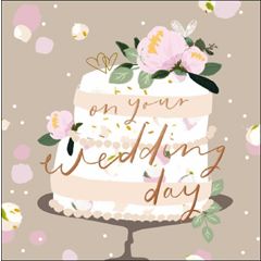 trouwkaart woodmansterne - on your wedding day | muller wenskaarten