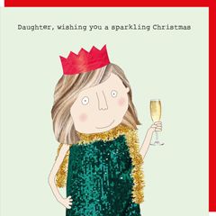 kerstkaart rosie made a thing - daughter, sparkling christmas | muller wenskaarten