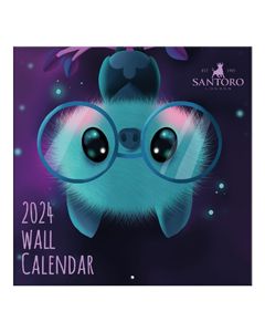kalender 2024 - midnight bat - vleermuis | Santoro London | Muller wenskaarten