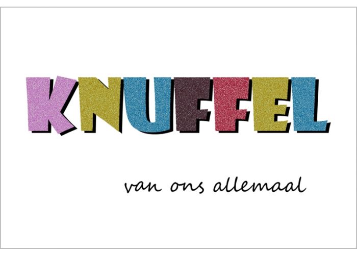 Verlenen Mijnenveld Achternaam wenskaart - knuffel van ons allemaal | muller wenskaarten | online  verjaardagskaarten bestellen